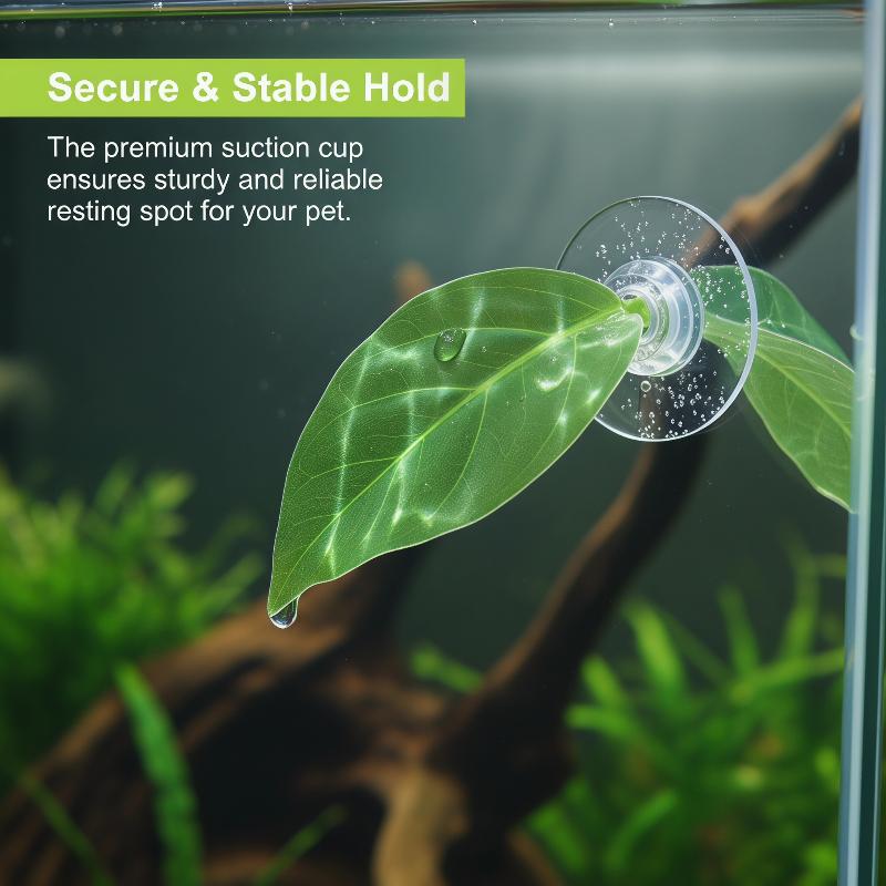 Planted Aquarium For Betta - Aquarium-Zubehör Fischbecken Betta-Blatt Fischbett Fisch-Ruheplatz Laichblatt