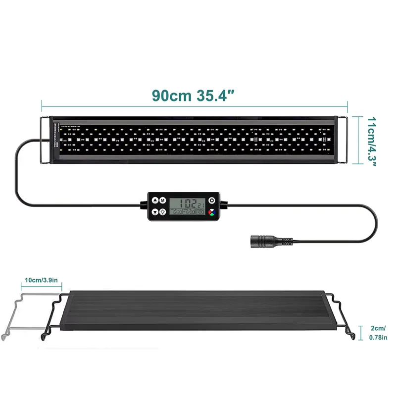 Aquarium Plant Light - SIROKA SRK-YFT 90 cm Vollspektrum LED-Aquariumbeleuchtung