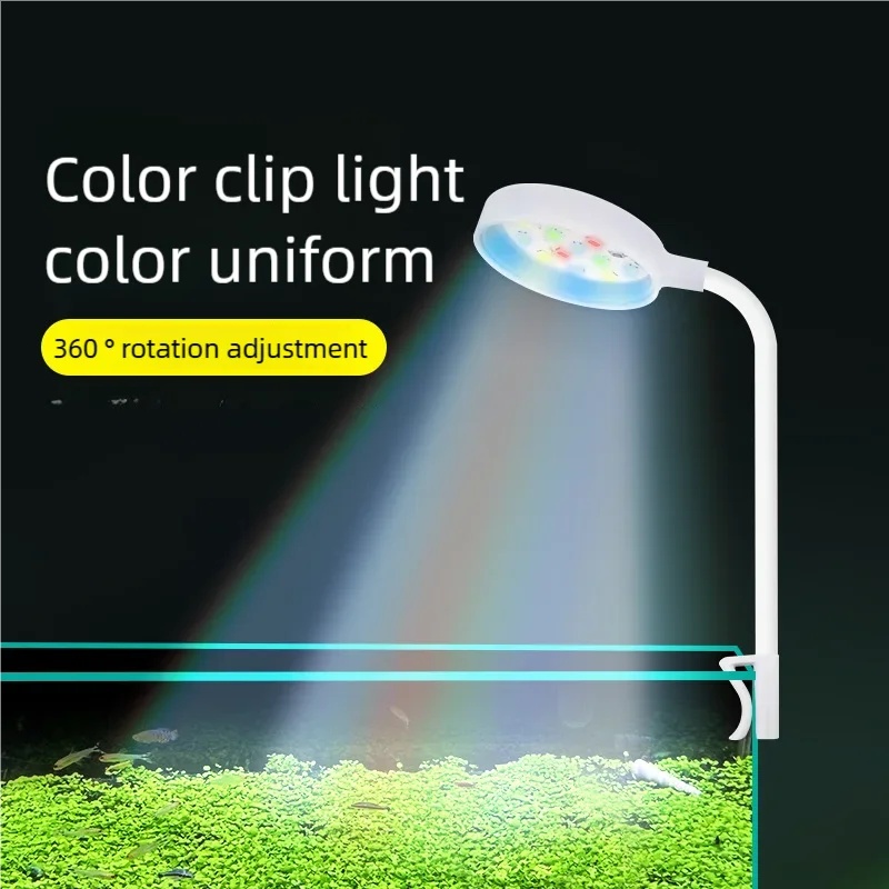 Aquarium Plant Growing - 3W LED Clip-On Aquariumbeleuchtung Vollspektrum USB
