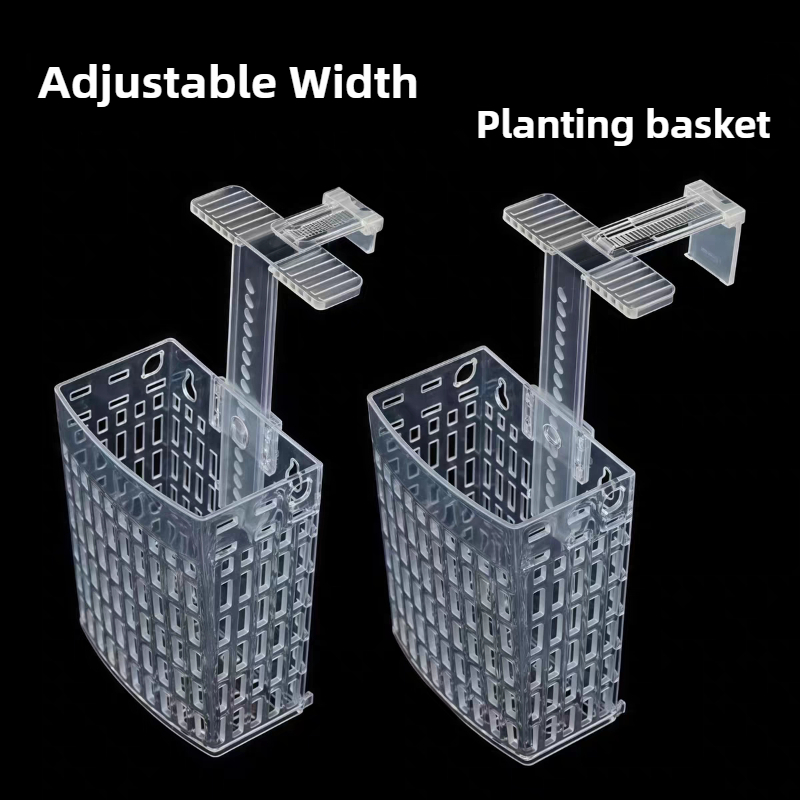 Aquarium Plant Growing - Aquarium Pflanzenhalter, höhenverstellbar, Hebekorb, Aquarien, hängende