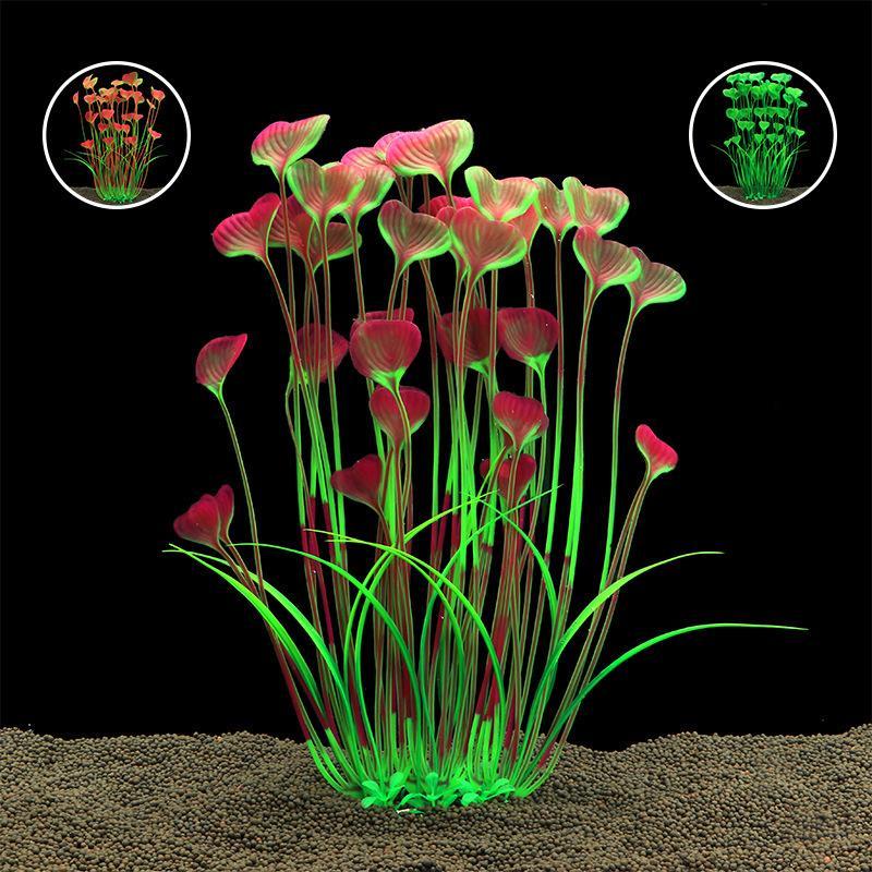 Planted Aquarium For Betta - Künstliche Aquarienpflanzen, lebensechtes, lebendiges Design, ungiftig,