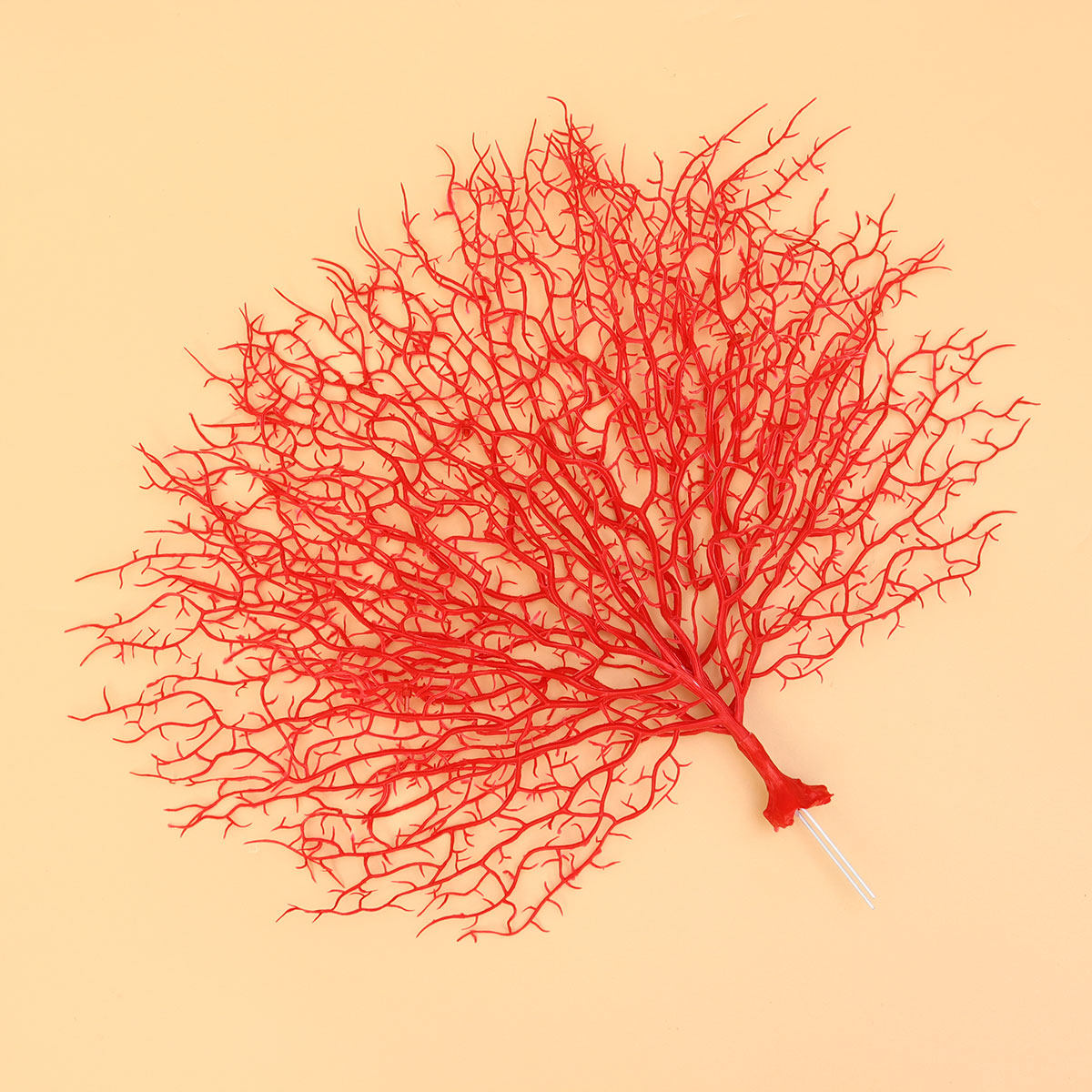 Aquarium Plant Red - 1 Stück Hochwertiger Kunststoff-Korallenzweig Künstliche Koralle