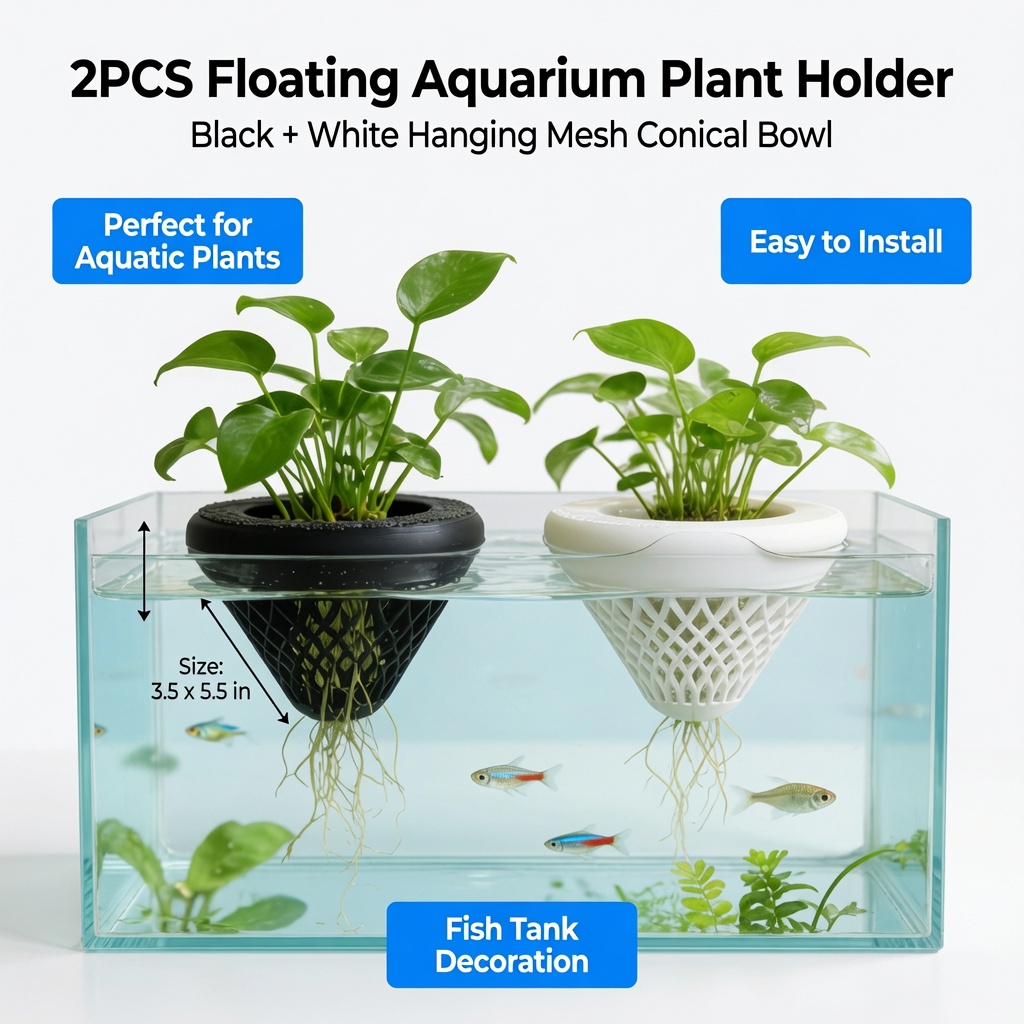 2 Stück Schwimmende Aquarien-P – Aquarium Plant Holder Bewertung und Preis
