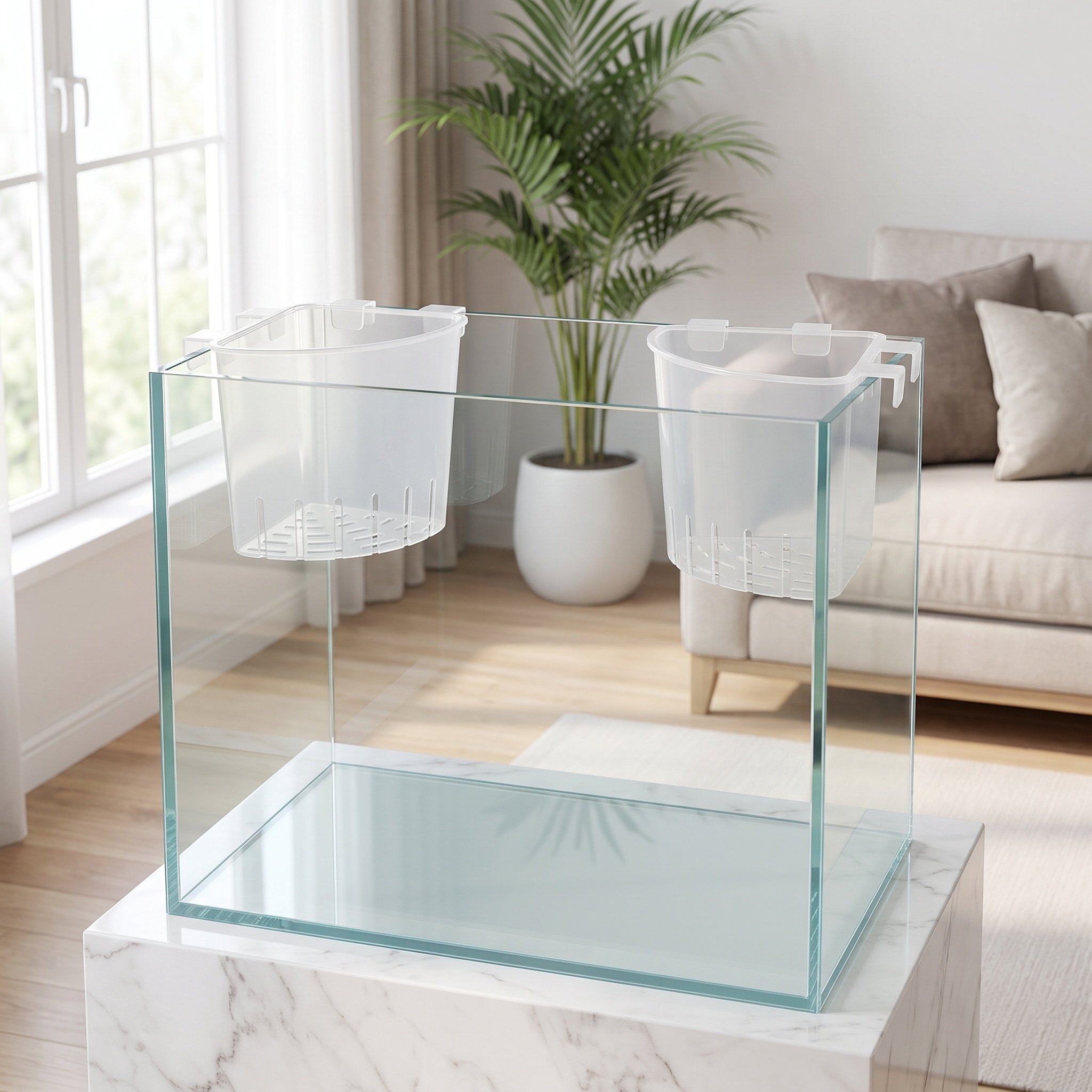4 Stück Aquarium-Hänge-Eckpfla – Aquarium Plant Holder Bewertung und Preis